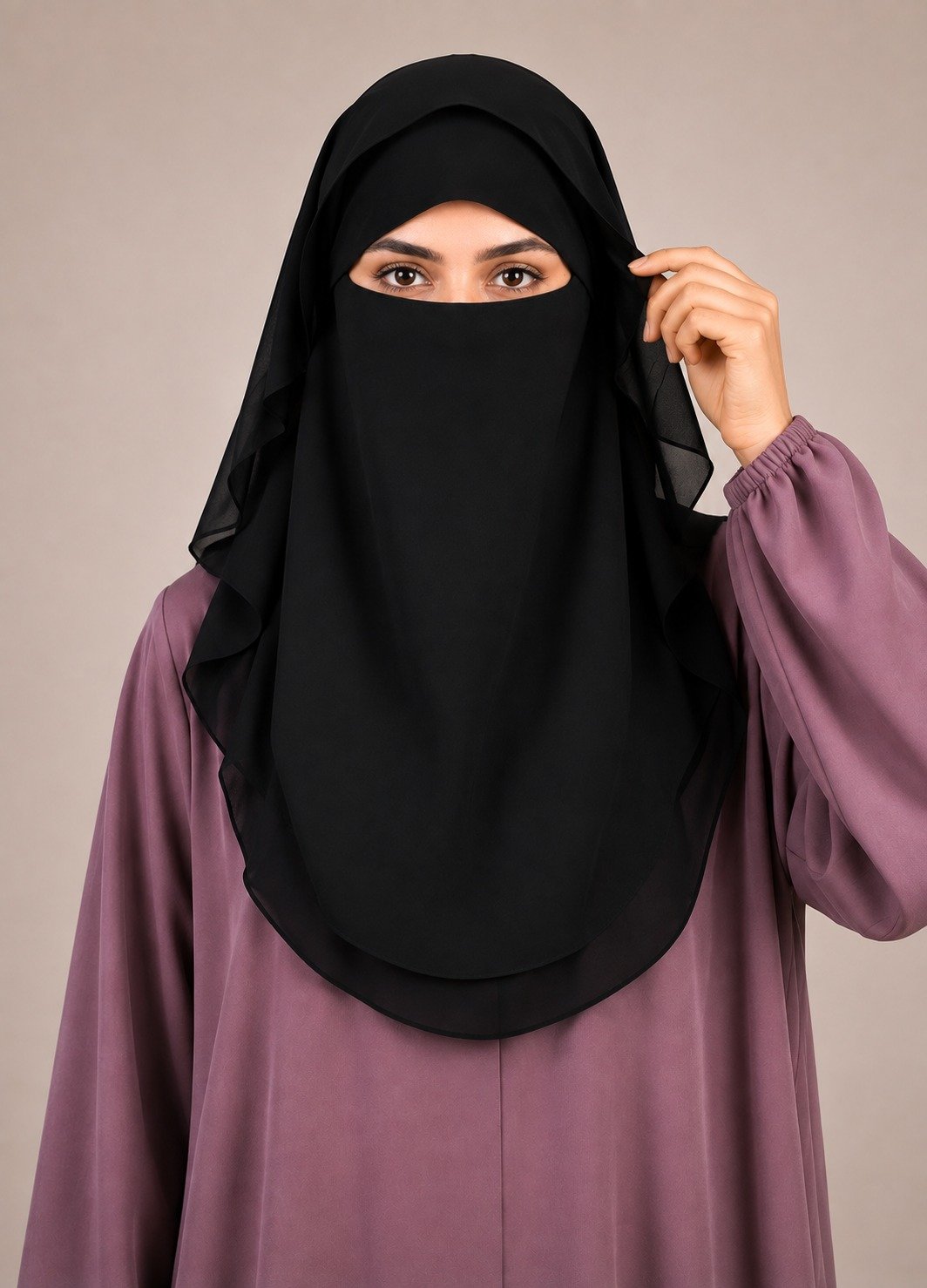 Eye Flap Open — Partial Coverage