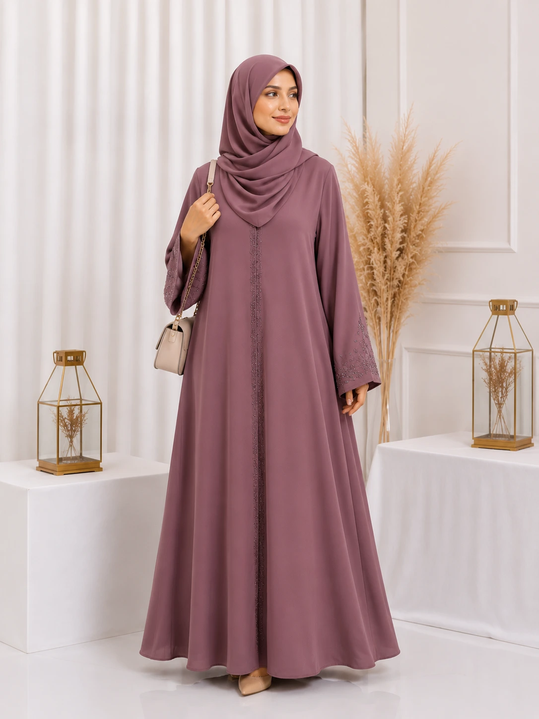 Colored Abaya