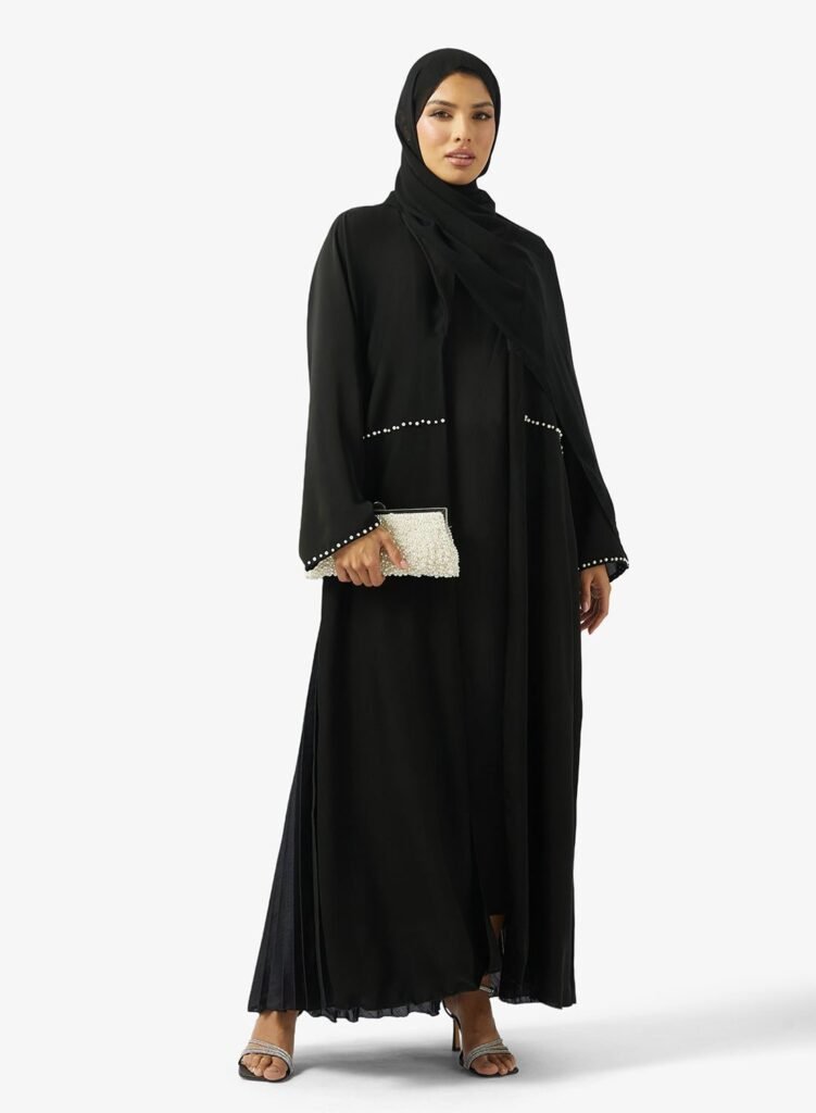 Black Everyday Abaya — Custom Custom Abaya India | Nisabiya®