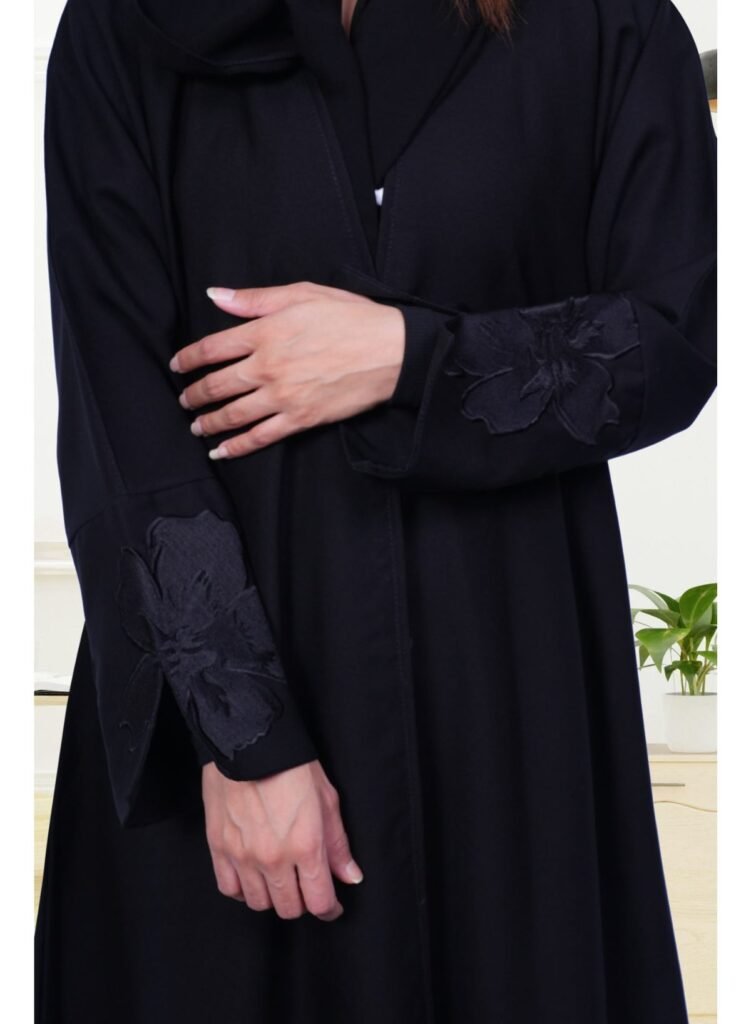 Black Simple Abaya — Custom Custom Abaya India | Nisabiya®