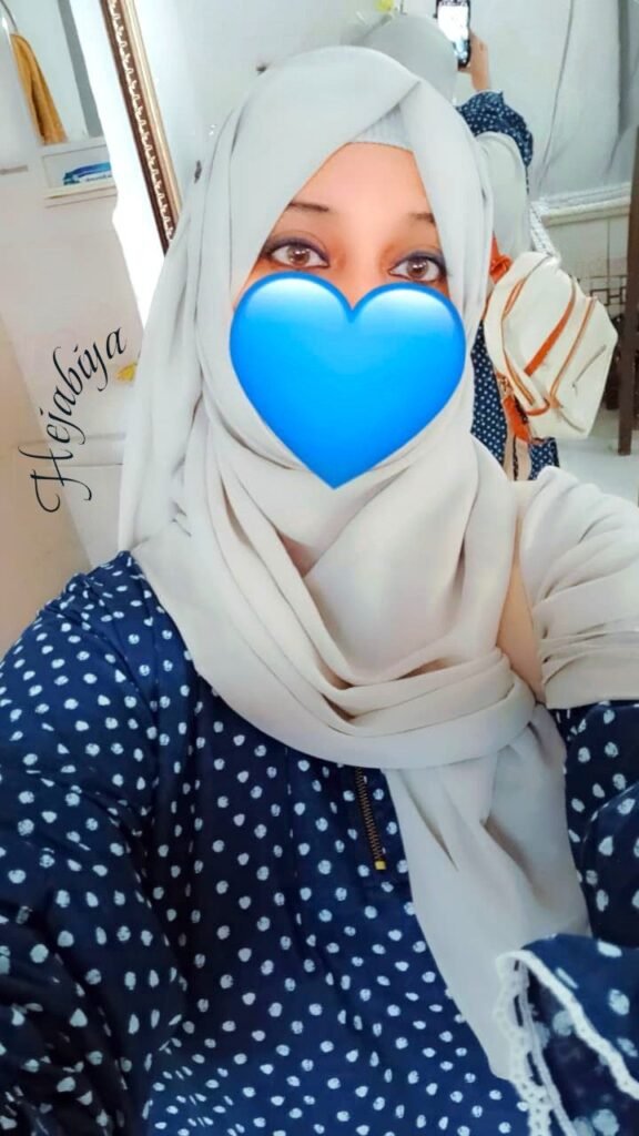 Blue Polka Dot cotton Abaya 💙 — Custom Custom Abaya India | Nisabiya®