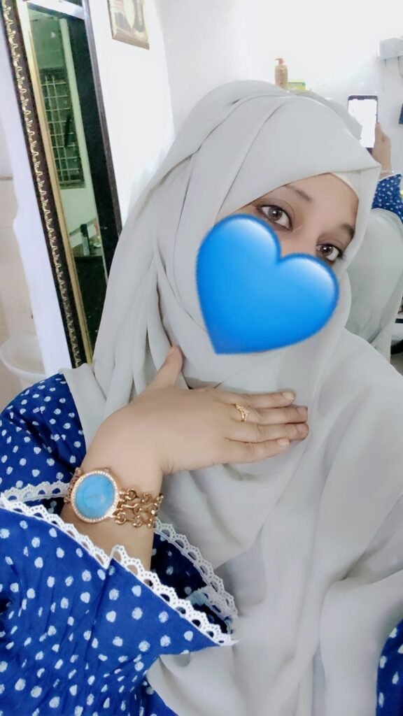 Blue Polka Dot cotton Abaya 💙 — Custom Custom Abaya India | Nisabiya®