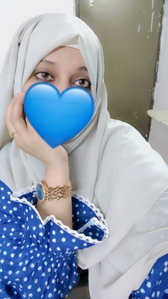Blue Polka Dot cotton Abaya 💙 — Custom Custom Abaya India | Nisabiya®