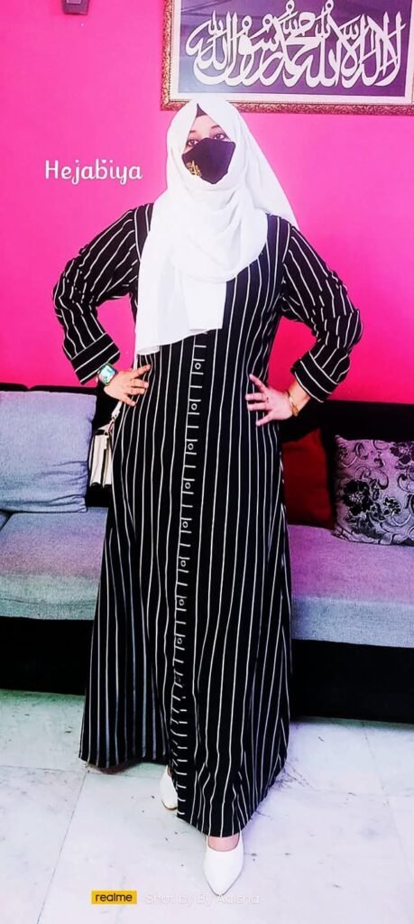 Most trending Stripe Abaya — Custom Custom Abaya India | Nisabiya®