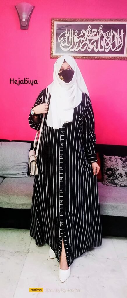 Most trending Stripe Abaya — Custom Custom Abaya India | Nisabiya®