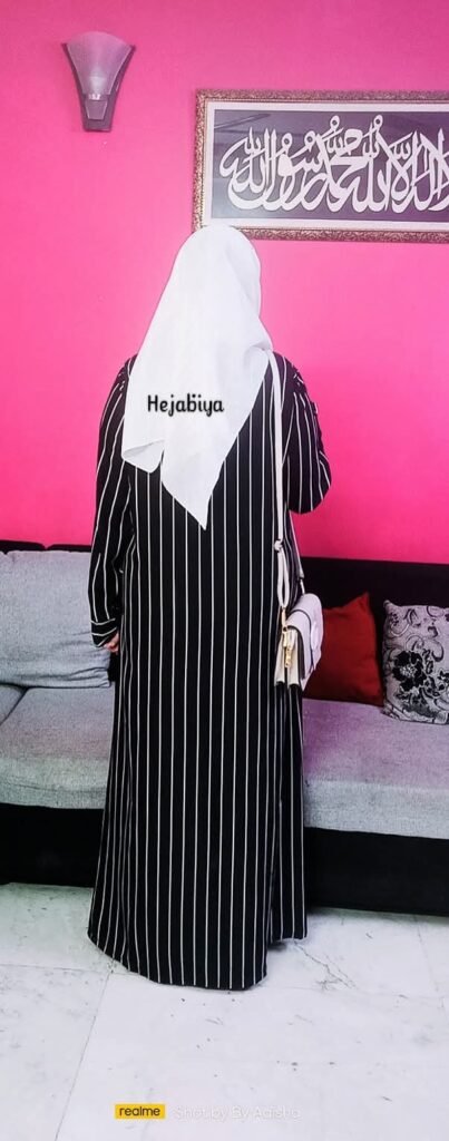 Most trending Stripe Abaya — Custom Custom Abaya India | Nisabiya®