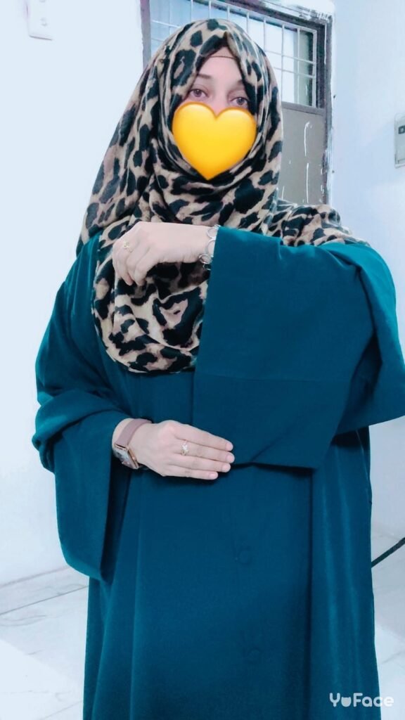 Teal Green Bell Sleeve Abaya | Plain Modest Custom Abaya for Women | NISABIYA® — NISABIYA® Custom Abaya India