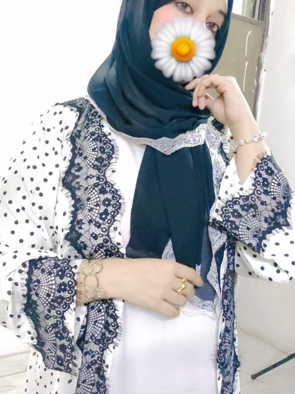Viral Polka dot Shrug Abaya 🥰 — Custom Custom Abaya India | Nisabiya® — Custom Custom Abaya India | NISABIYA®