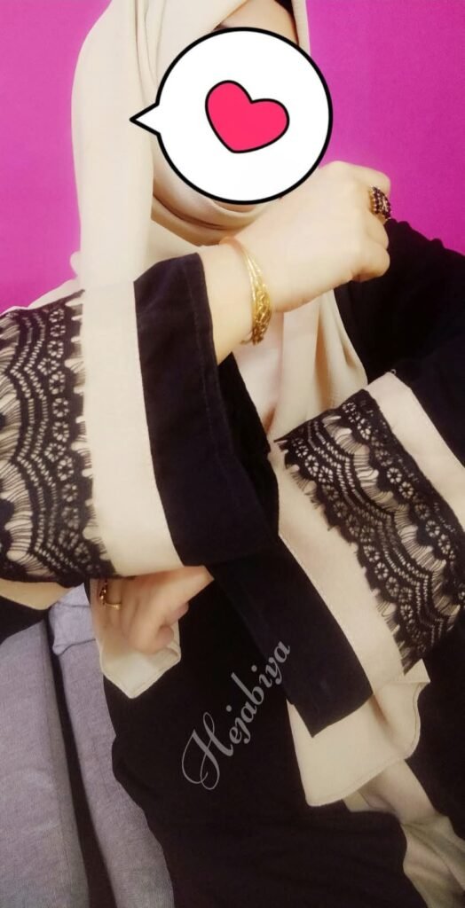 Balck lace Abaya — Custom Custom Burqa India | Nisabiya®