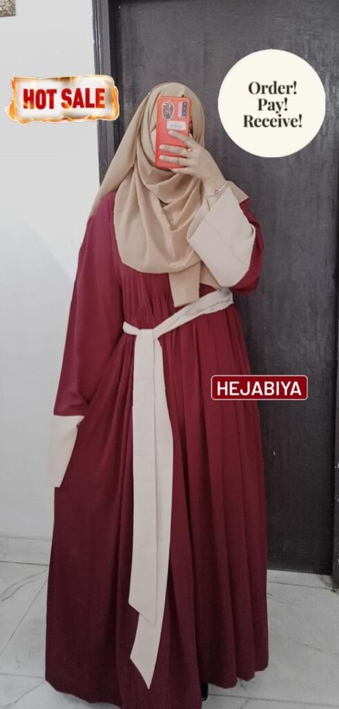 Dual Modest Abaya — Custom Custom Burqa India | Nisabiya®