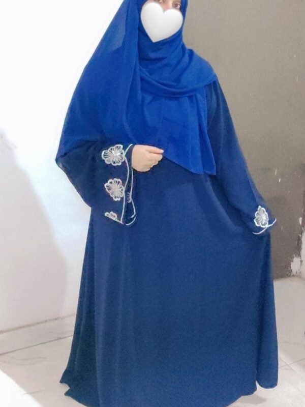 Elegant Embroidery Abaya — Custom Custom Burqa India | Nisabiya® — Custom Custom Abaya India | NISABIYA®