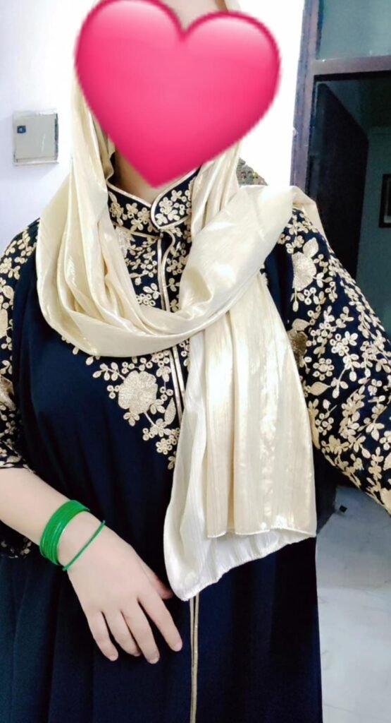 Party wear Dress Gown — Custom Embroidered Abaya India | Nisabiya®