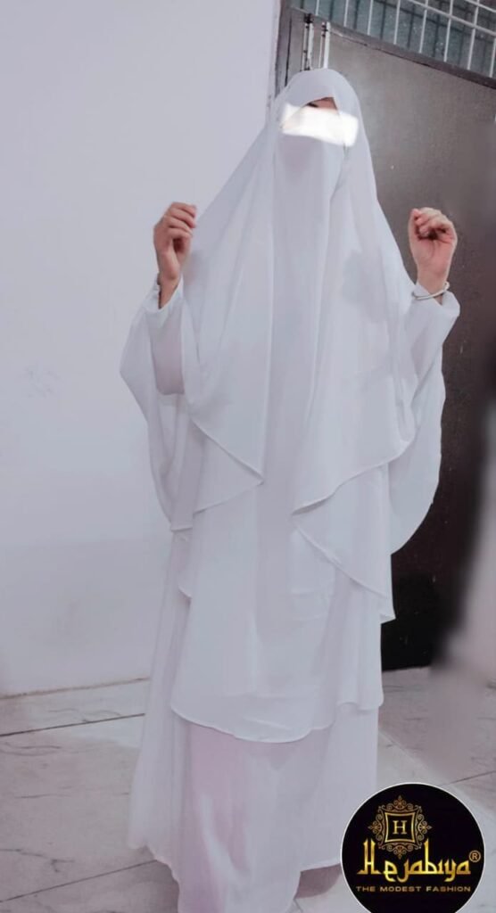 Full Khimar Set 🌸 Hajj 🕋 Umrah — NISABIYA® Custom Abaya India