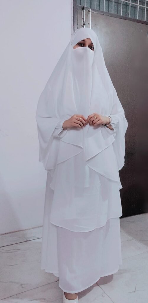 Full Khimar Set 🌸 Hajj 🕋 Umrah — Custom Umrah Abaya India | Nisabiya®
